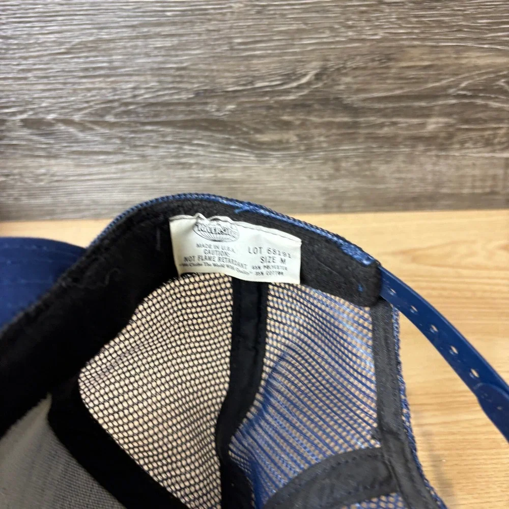 Vintage Mid Carolina Electric Cooperative Hat Cap‎ Snap Back Blue Trucker USA